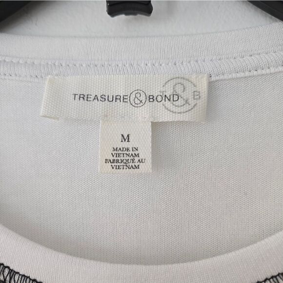Treasure and Bond Contrast Stitch T-shirt - Picture 2 of 4